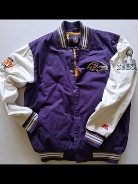 NFL Baltimore Ravens XXXV/XLVII Super Bowl Champions  Commemorative Jacket